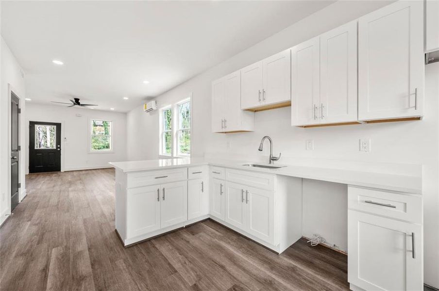 Furnished interior view inside a new home in , Atlanta (Image 1). Furnished interior view inside a new home in , Atlanta (Image 1).