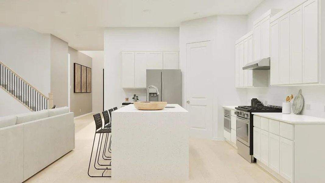 Furnished interior view inside a new home in Cotton Brook, Hutto (Image 5).