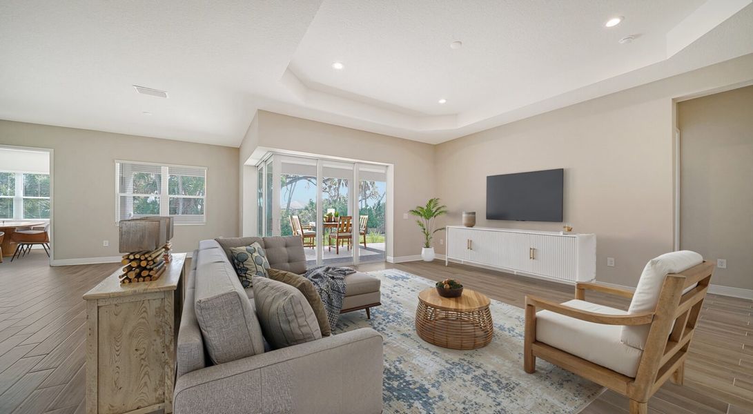 Furnished interior view inside a new home in Grand Palm, Venice (Image 6).