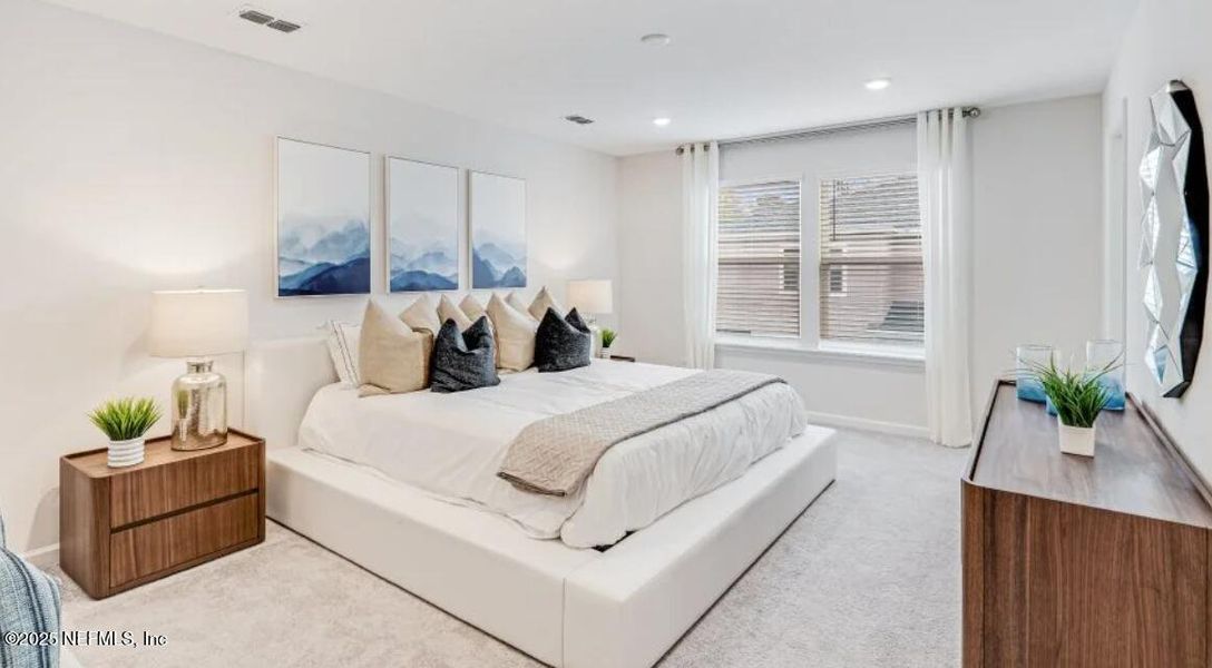 Furnished interior view inside a new home in , St. Johns (Image 9).