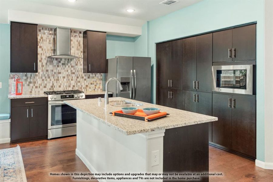 Furnished interior view inside a new home in Bear Creek Elements, Lavon (Image 29).