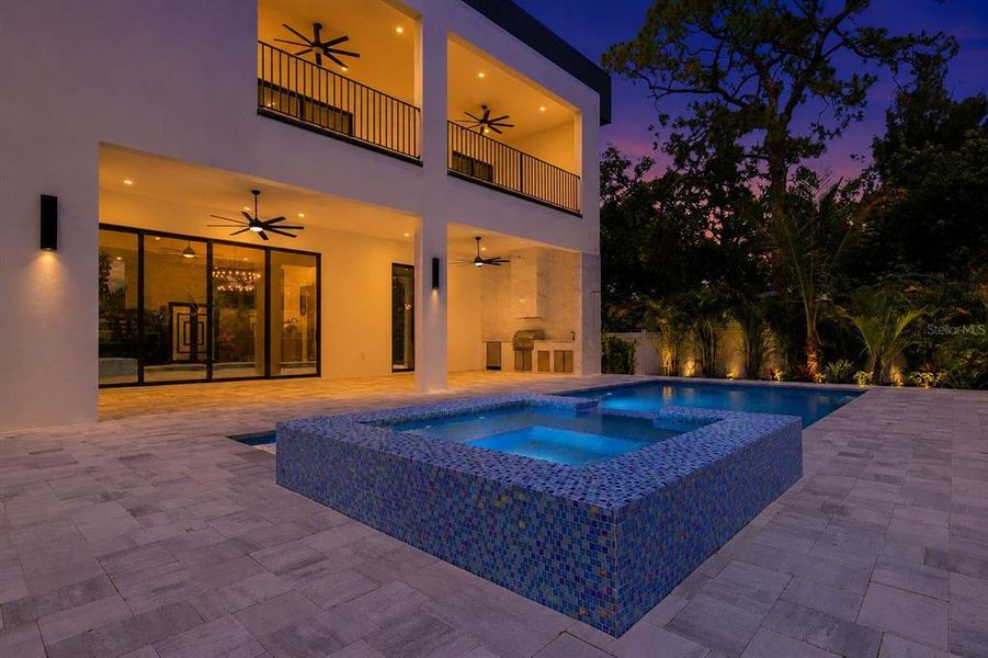 Exterior details and patio area of a home in , Sarasota (Image 31).