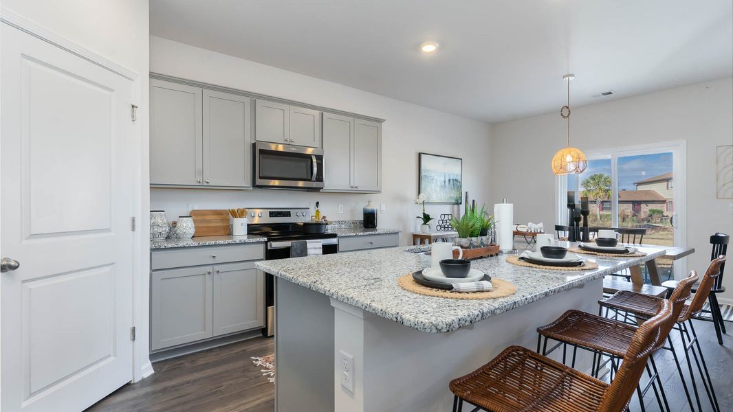 Furnished interior view inside a new home in Ridgefield, Conway (Image 5).