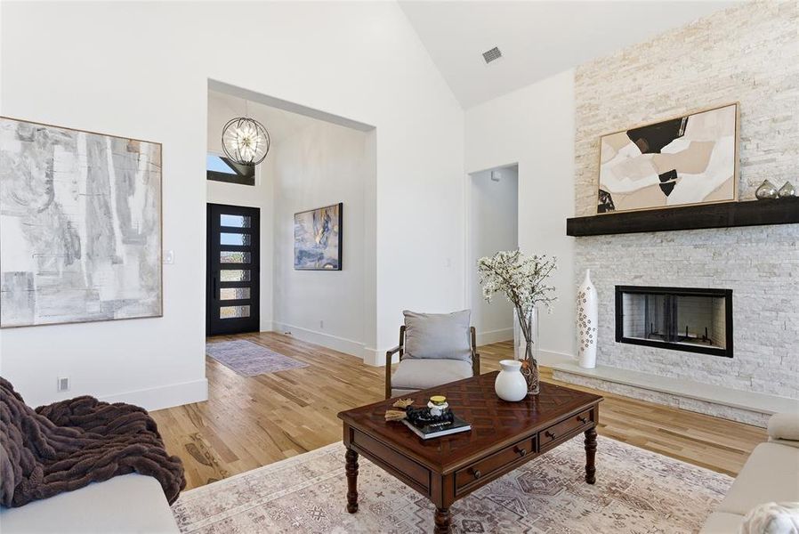Furnished interior view inside a new home in , Sherman (Image 9). Furnished interior view inside a new home in , Sherman (Image 9).