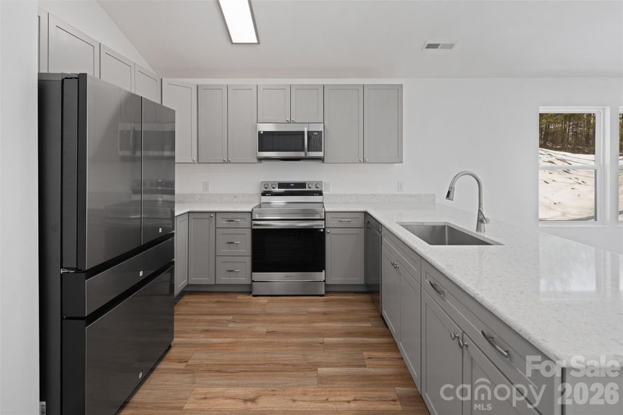 Furnished interior view inside a new home in , Purlear (Image 8). Furnished interior view inside a new home in , Purlear (Image 8).