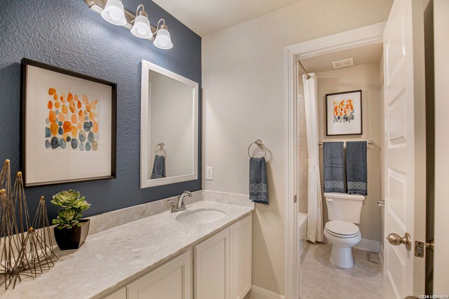 Furnished interior view inside a new home in Stillwater Ranch, San Antonio (Image 5).