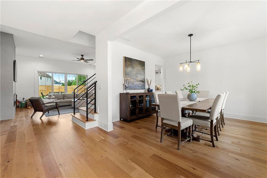 Furnished interior view inside a new home in , Dacula (Image 47).