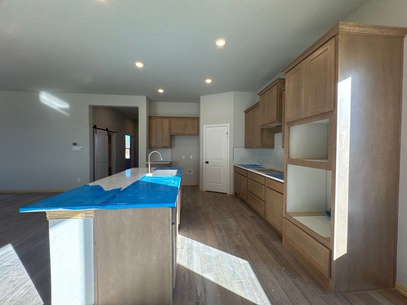 In-progress construction of a new home in Terra Escalante, Blue Ridge, TX (Image 16).