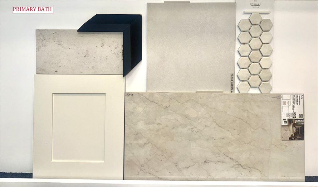 Sample of building materials used in homes in Legacy, League City (Image 5).