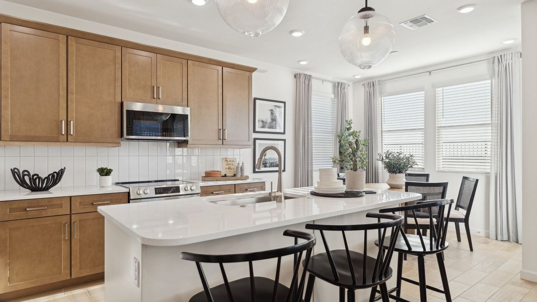 Furnished interior view inside a new home in The Buttes at Mystic, Peoria (Image 11).