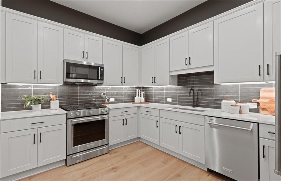 Furnished interior view inside a new home in Silverwood, Cumming (Image 26). Furnished interior view inside a new home in Silverwood, Cumming (Image 26).