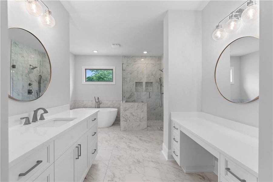 Furnished interior view inside a new home in Knollwood, Johns Creek (Image 10).