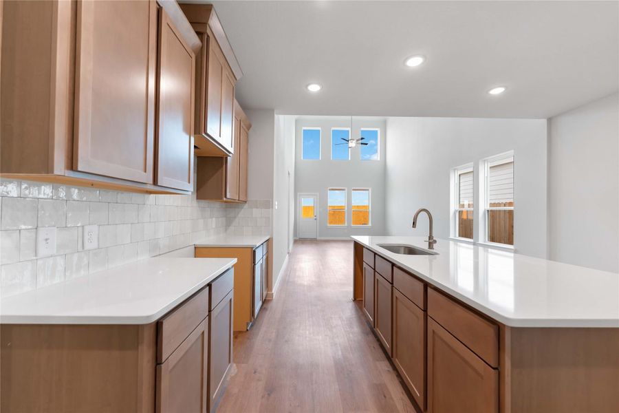 This new home in Brookshire, TX delivers modern design with open living spaces, a well-appointed kitchen and energy-saving features built to last.