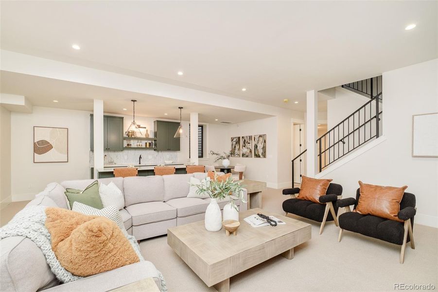 Furnished interior view inside a new home in , Denver (Image 43). Furnished interior view inside a new home in , Denver (Image 43).