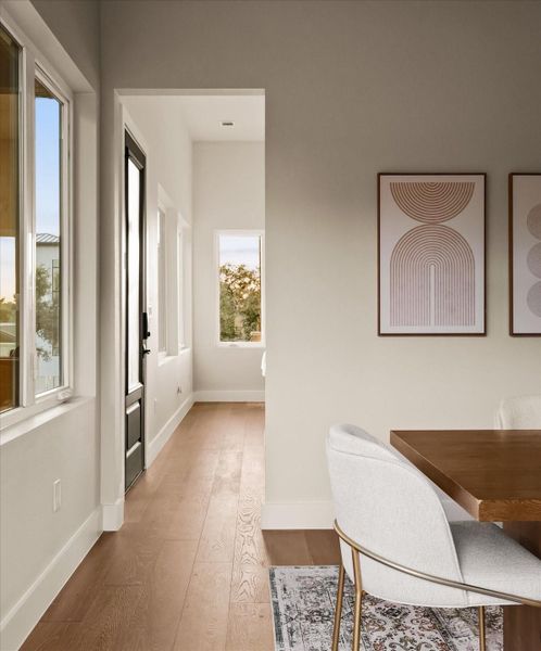 Main house, first level: Dining room