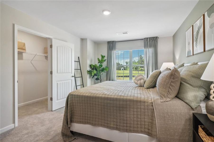 Furnished interior view inside a new home in , Atlanta (Image 22).