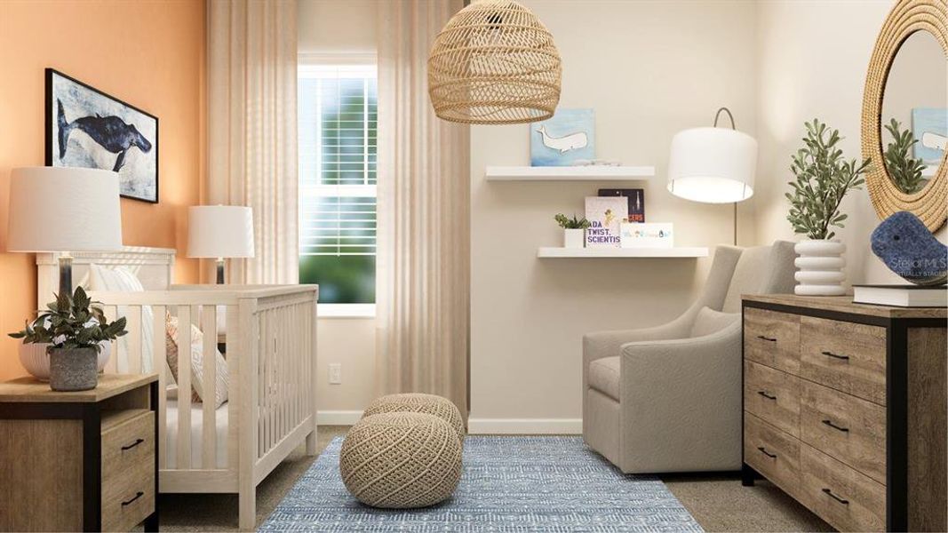 Furnished interior view inside a new home in , Clermont (Image 9).