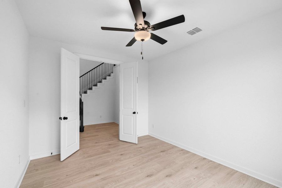 French doors in Study