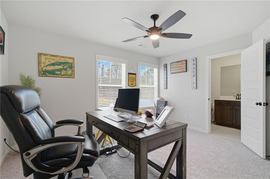Furnished interior view inside a new home in , Gainesville (Image 30).
