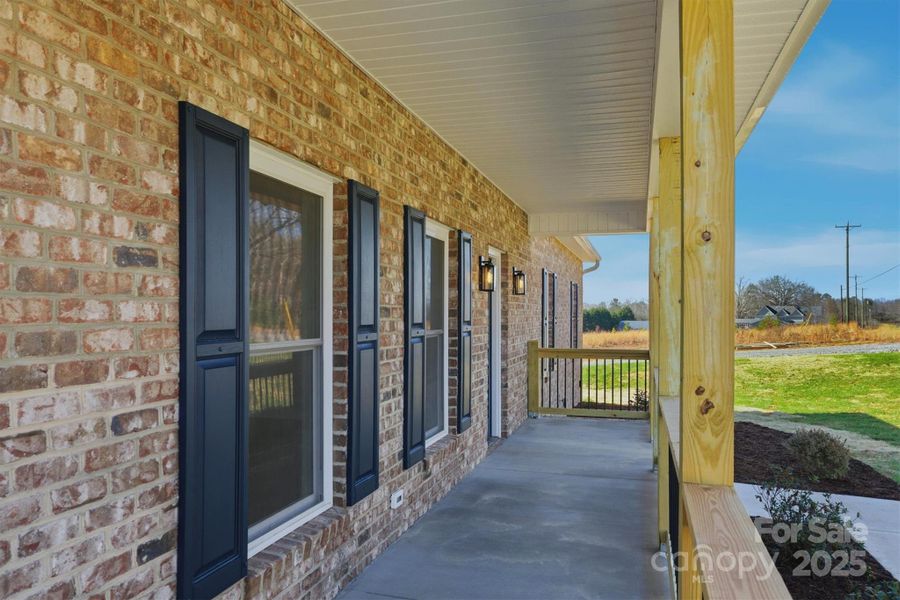 Exterior details and patio area of a home in , Morganton (Image 21).