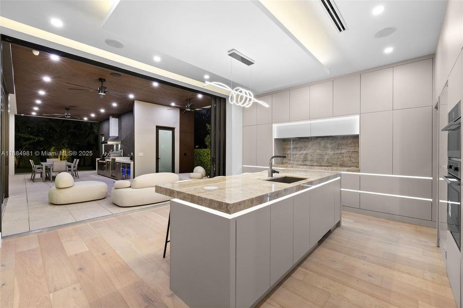 Furnished interior view inside a new home in , Miami (Image 8). Furnished interior view inside a new home in , Miami (Image 8).