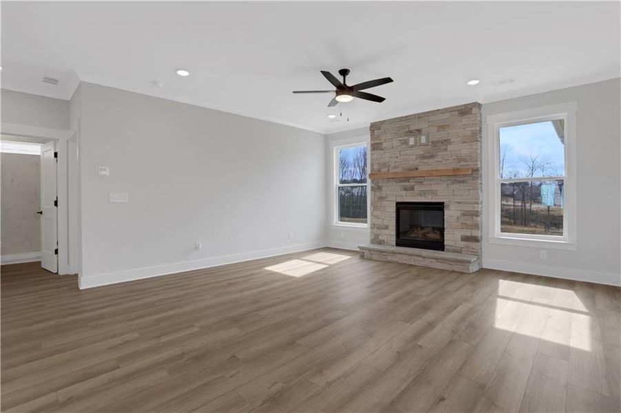 Spacious, unfurnished interior of a new home in Twin Lakes, Hoschton (Image 46). Spacious, unfurnished interior of a new home in Twin Lakes, Hoschton (Image 46).