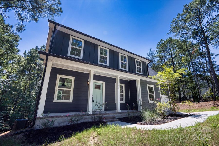 Front exterior of a new home in , Fort Lawn, SC, highlighting curb appeal (Image 1).