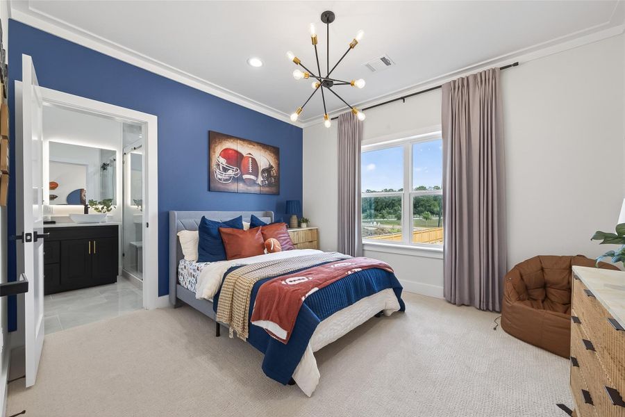 this is an example of the third bedroom from our model