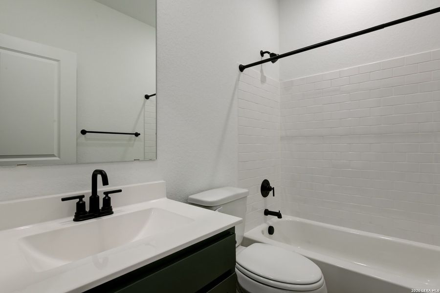 Furnished interior view inside a new home in The Wilder, Adkins (Image 6).
