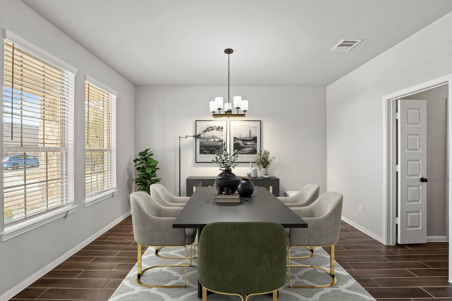 Elegant dining room (*Photo not of actual home and used for illustration purposes only.)