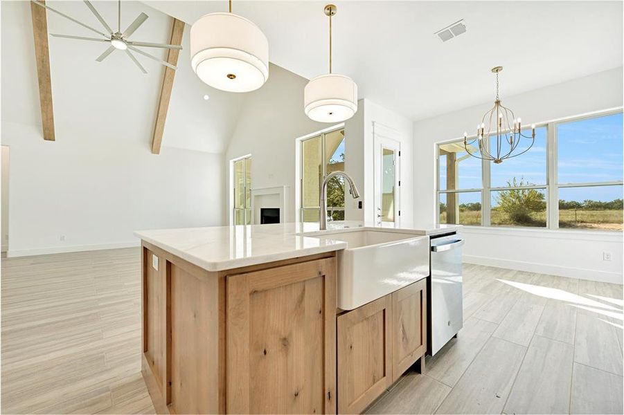 Furnished interior view inside a new home in , Azle (Image 9). Furnished interior view inside a new home in , Azle (Image 9).