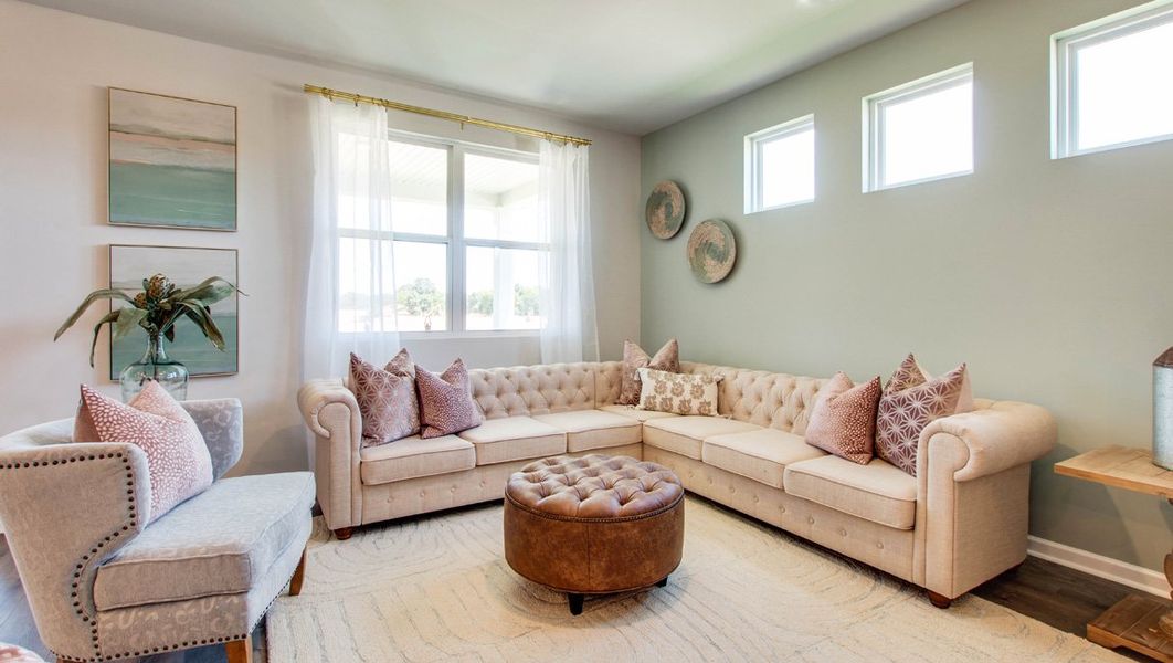 Furnished interior view inside a new home in Legacy Farms, White House (Image 5).
