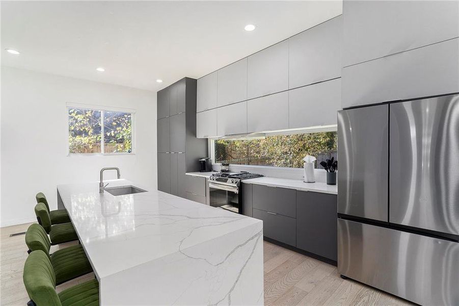 Furnished interior view inside a new home in , Atlanta (Image 27).