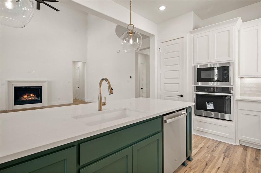Furnished interior view inside a new home in Parks of Aledo, Aledo (Image 16).
