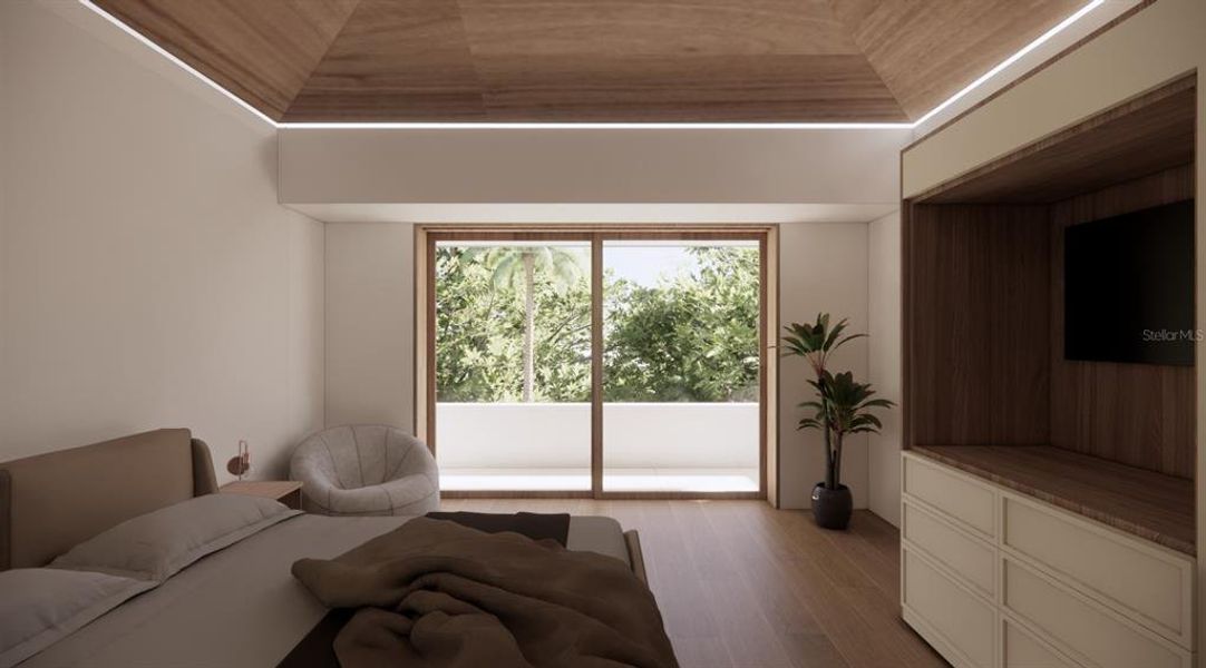 Furnished interior view inside a new home in , Longboat Key (Image 6).