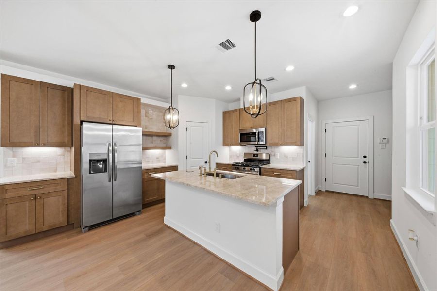 Furnished interior view inside a new home in , Houston (Image 9).