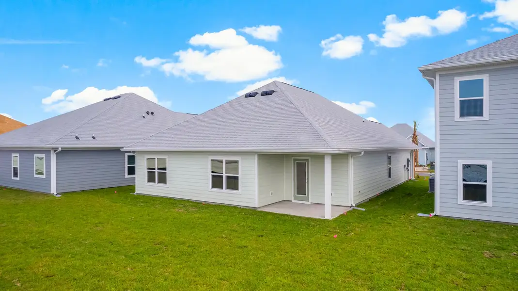 Exterior details and patio area of a home in WindMark Beach, Port Saint Joe (Image 4). Exterior details and patio area of a home in WindMark Beach, Port Saint Joe (Image 4).