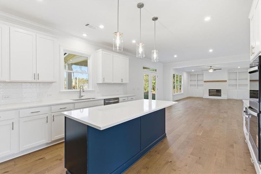 Furnished interior view inside a new home in The Estates at Hurricane Pointe, Douglasville (Image 5).