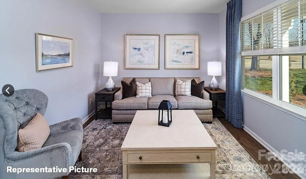 Furnished interior view inside a new home in Brinkley Ridge, Kings Mountain (Image 28).