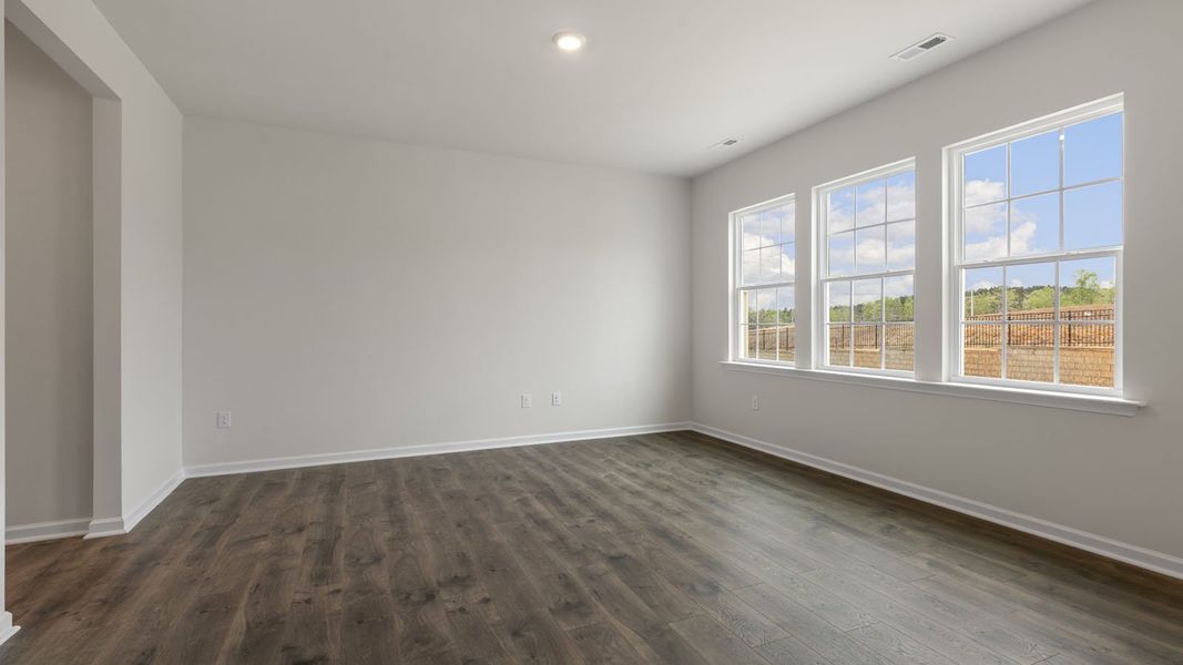 Spacious, unfurnished interior of a new home in The Grove at Matthews Landing, Fuquay Varina (Image 18).
