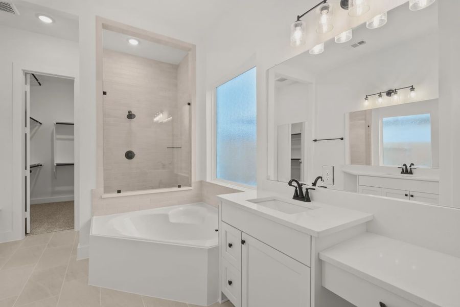 Representative furnished interior of a home built from the Pendleton by Chesmar Homes in Jordan Ranch 55's, Fulshear (Image 7). Representative furnished interior of a home built from the Pendleton by Chesmar Homes in Jordan Ranch 55's, Fulshear (Image 7).