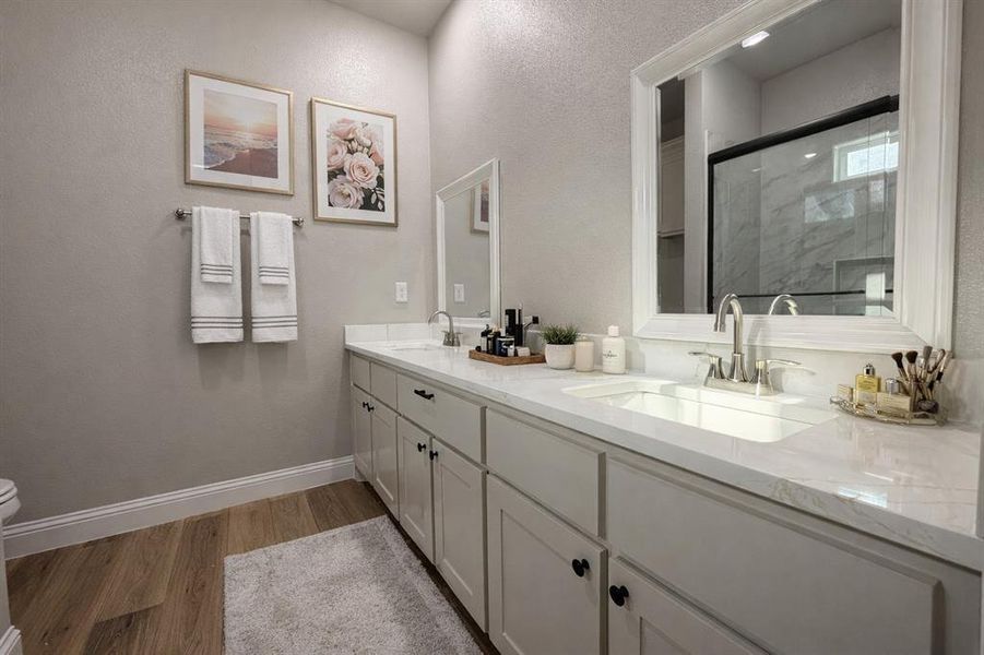 Virtual staging for illustration purposes only.