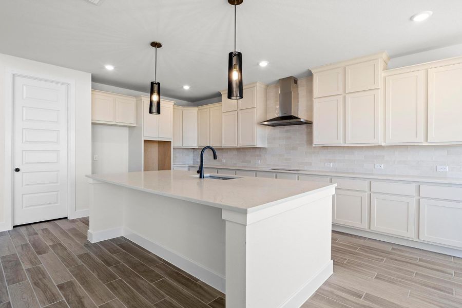 Furnished interior view inside a new home in Lariat, Liberty Hill (Image 11).