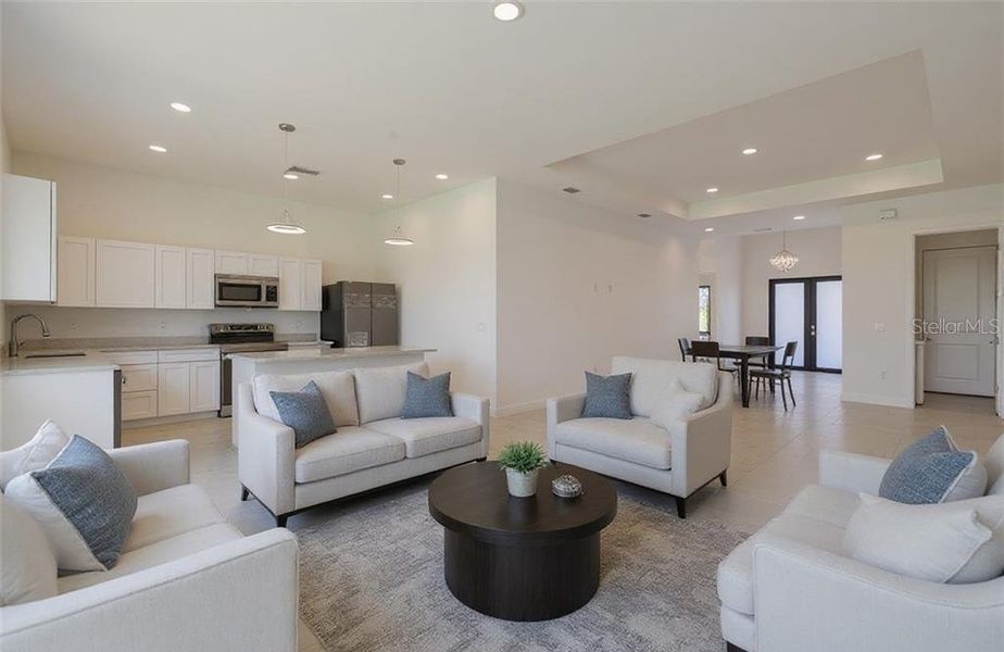 Furnished interior view inside a new home in , Cape Coral (Image 6).