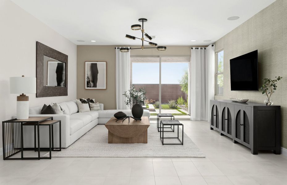 Representative furnished interior of a home built from the Hewitt II by Pulte Homes in Upper Canyon, Phoenix (Image 10). Representative furnished interior of a home built from the Hewitt II by Pulte Homes in Upper Canyon, Phoenix (Image 10).