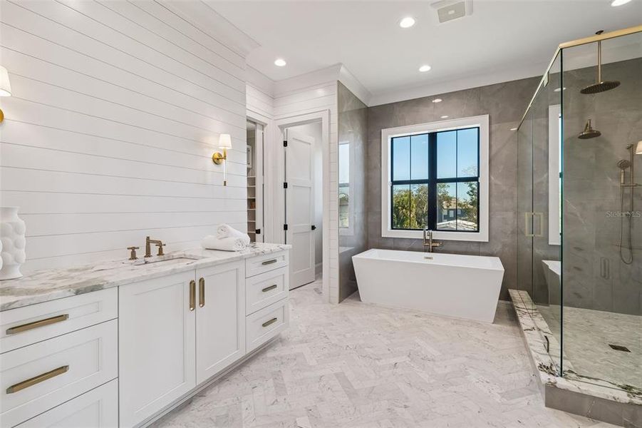 Furnished interior view inside a new home in , Tampa (Image 49).