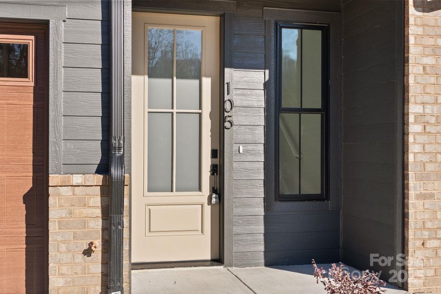 Exterior details and patio area of a home in , Asheville (Image 3).