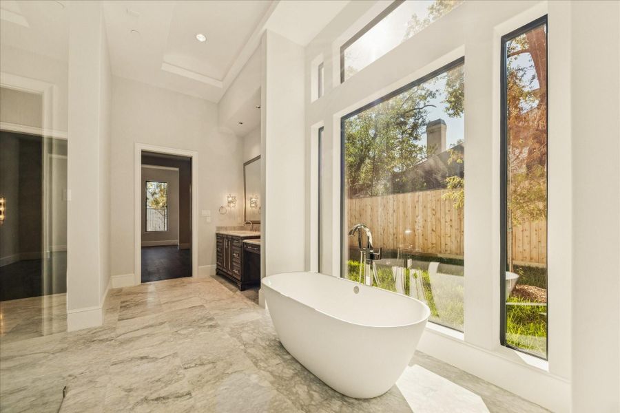Furnished interior view inside a new home in , Houston (Image 8).