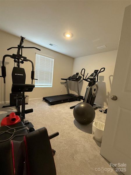 Main Guest room, office or workout room