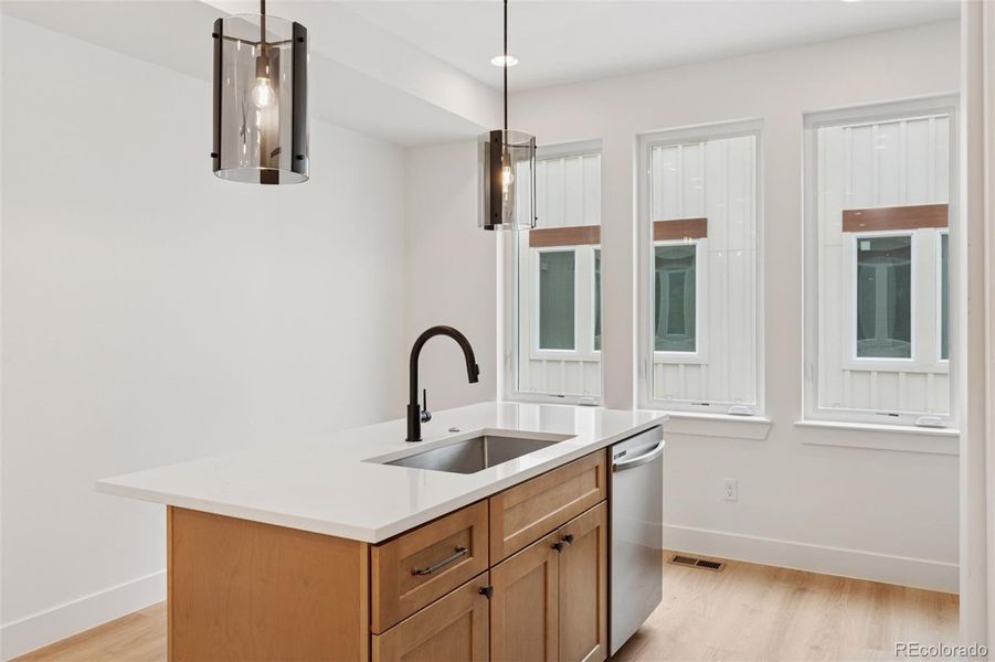 Furnished interior view inside a new home in , Denver (Image 30).